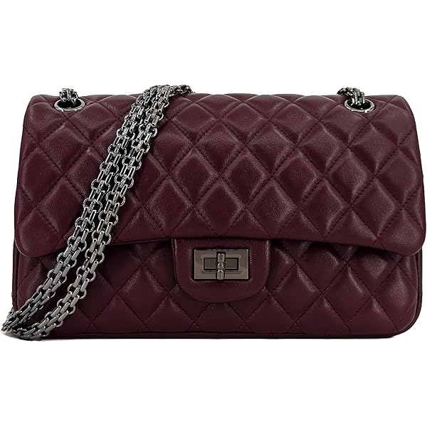 Amazon.com: M-ioi-M Quilted Denim Crossbody Bag for Women, Classic