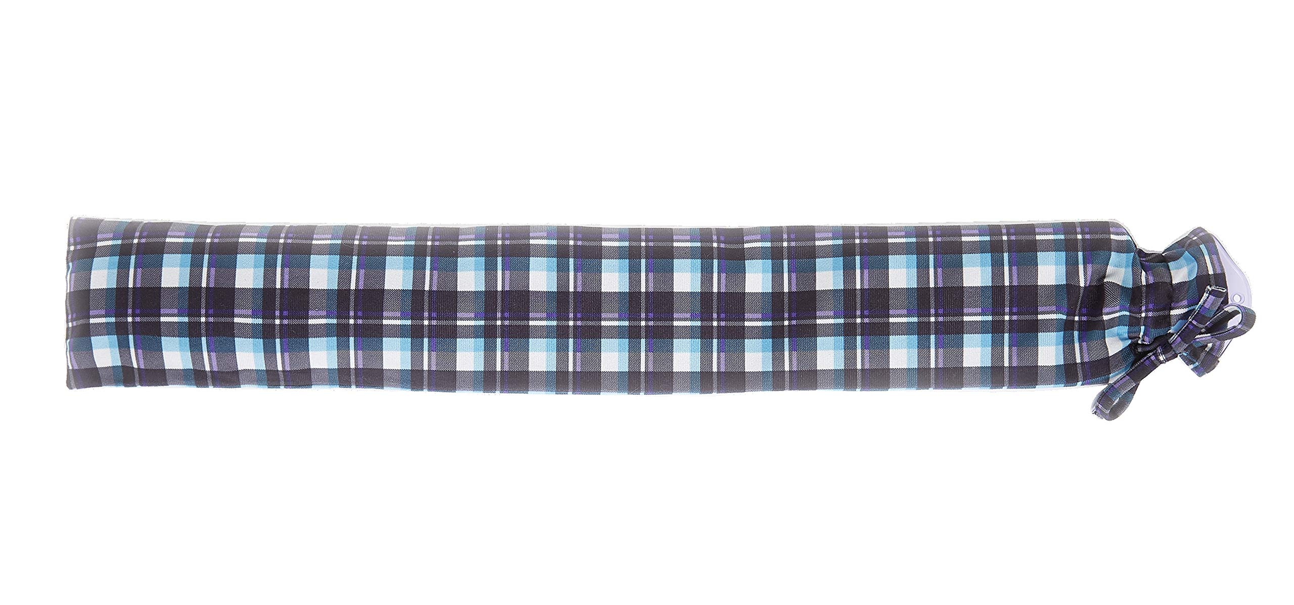 Warmies Extra Long Hot Water Bottle With blue tartan cover