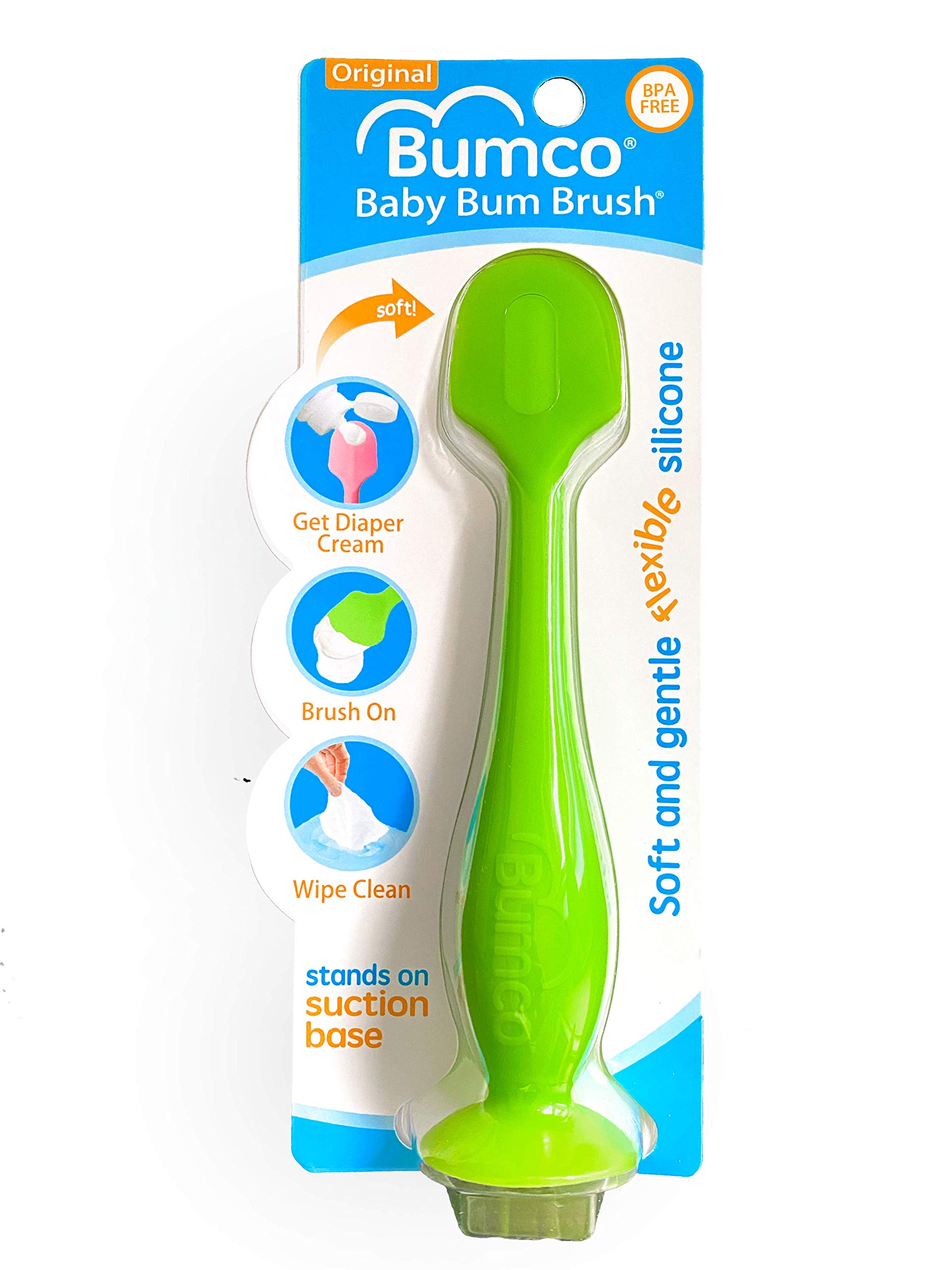 Baby Bum Brush, Original Diaper Rash Cream Applicator, Soft Flexible