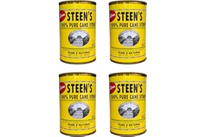 100% Pure Cane Syrup 12 Oz Can (Pack of 4) - No Additives - No Preservatives - Pure & Natural - Open Kettle - Louisiana's Trusted Brand for Over 100 Years - By Steen's