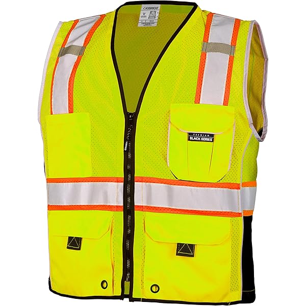 Kishigo Premium Black Series Heavy Duty Unisex Reflective