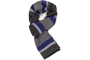 MELIFLUOS DESIGNED IN SPAIN Scarf for Men Reversible Elegant Classic Cashmere Feel Scarves for Fall Winter