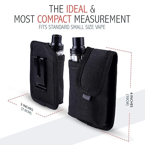 vap rente pension Vape Mini Pouch - Secure, Organized, Portable, Premium Vape Bag - Fits  Small Mechanical Box Mods & Tank Holder - Wick and Wire (Lowkey) in Saudi  Arabia
