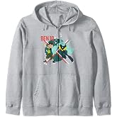 Ben 10 &amp; Diamondhead Circle Zip Hoodie
