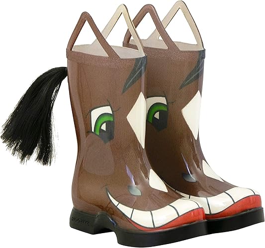 HOOFiTZ Children's Bay Waterproof Horse Rain Boots Rain