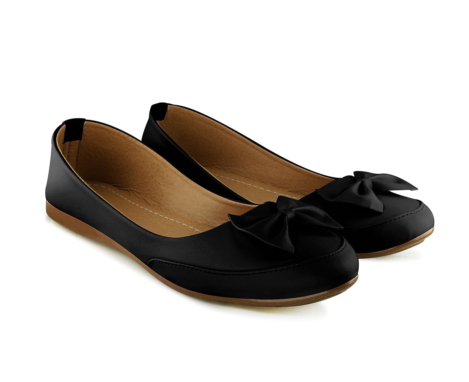 a&s women's multicolour synthetic ballerinas