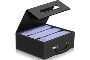 KITOYZ Toploader Storage Box for 35PT Rigid Card Holder, Magnetic Card Holder Storage Case, Trading Card Storage Box Fits up to 1800+ Sleeved Cards or 200+ Standard Toploaders or 110+ Magnetic Card Holders