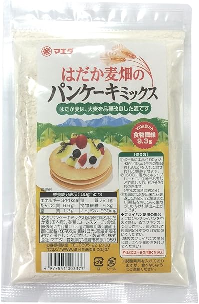Amazon マエダ パンケーキミックス100ｇ 個 マエダ ホットケーキ ケーキミックス 通販