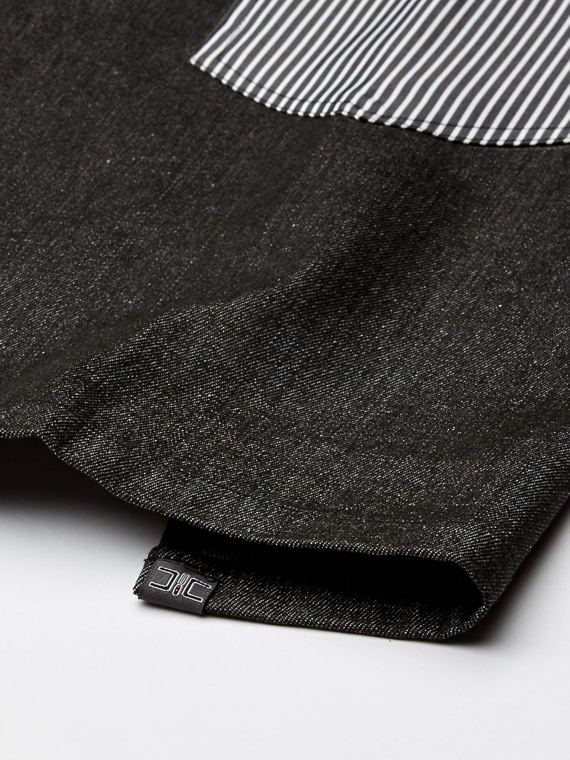 Chef Code Unisex-Adult's Pair of Denim Bib Aprons, Dark-Gray/Blue, One Size: Clothing