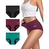RUIXUE Womens Period Underwear Heavy Flow Menstrual Period Panties Leak-Proof Hipster Panty for Female Teens Girls 3 Pack