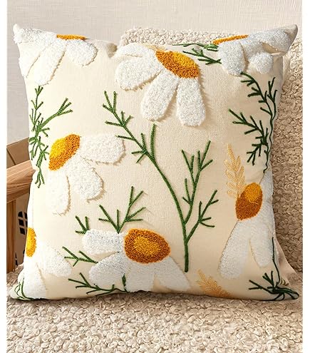 Amazon.com: Ambesonne Yellow Throw Pillow Cushion Cover, Picnic