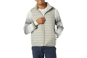 �鶹�� Essentials Men's Lightweight Water-Resistant Packable Puffer Vest