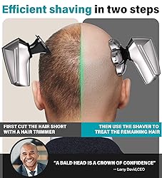 Gisaae Head Shavers for Bald Men, Upgraded 7D