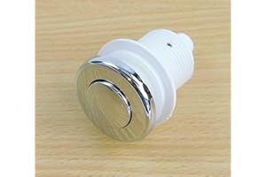 BEAUTY HEADQUARTERS SPA PEDICURE PARTS AIR SWITCH/PUSH BUTTON/AIR BUTTON CHROME COVER