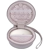 khanka for Anker Soundcore Sleep A30 A20 Earbuds Protective Case, Hard Travel Bag Compatible with Soundcore A30 Sleep Ear Buds for Sleeping, Case Only (Brown)