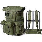 MT Military Alice Pack Large Army Survival Combat ALICE Rucksack Backpack 55L Olive Drab