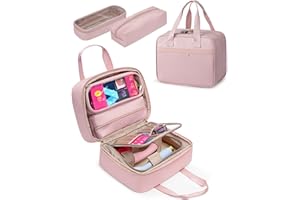 Fasrom Discreet Bag for Toys, Private Toy Storage Bag with Lockable Zipper and Detachable Pouches, Travel Toy Box Organizer f