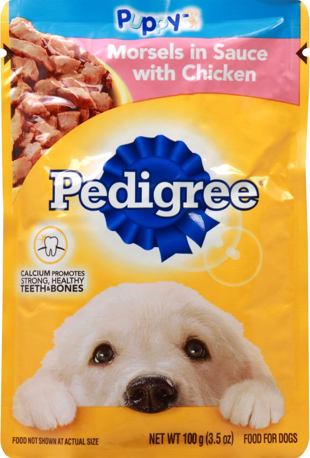 PEDIGREE Chicken Wet Dog Food Morsel in Sauce 3.5 OZ - 0023100119051