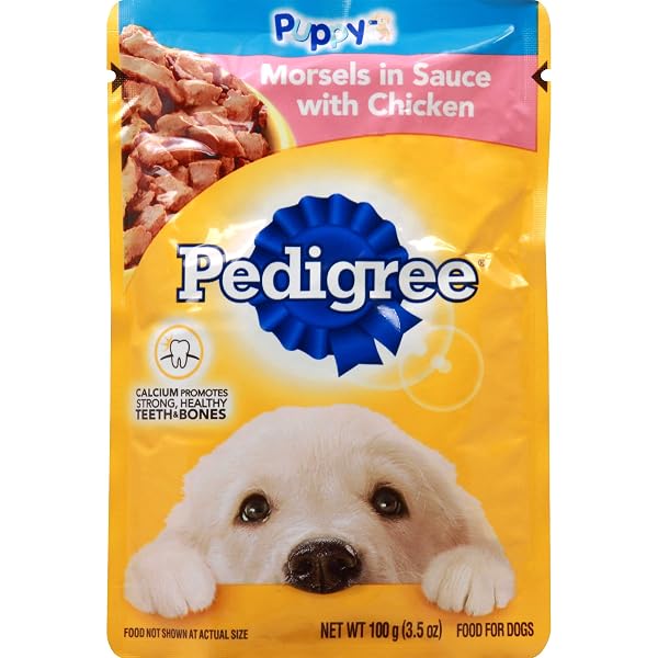 PEDIGREE CHICKEN WET DOG FOOD MORSEL IN SAUCE...