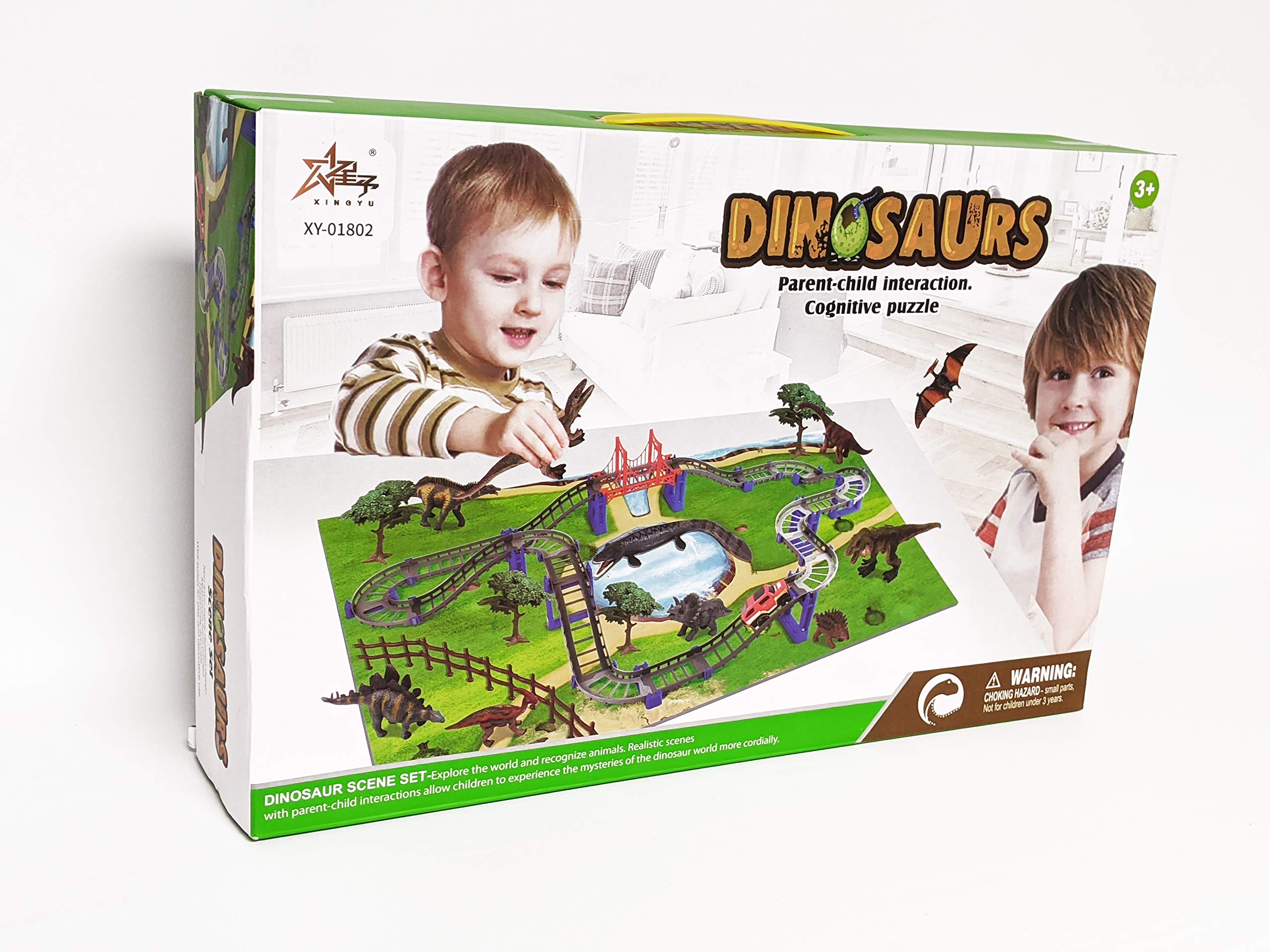 KuKu Dinosaurs Puzzle Set Toy for Kids|Improve Cognitive Function|Prehistoric Dinosaur Game Puzzle Set