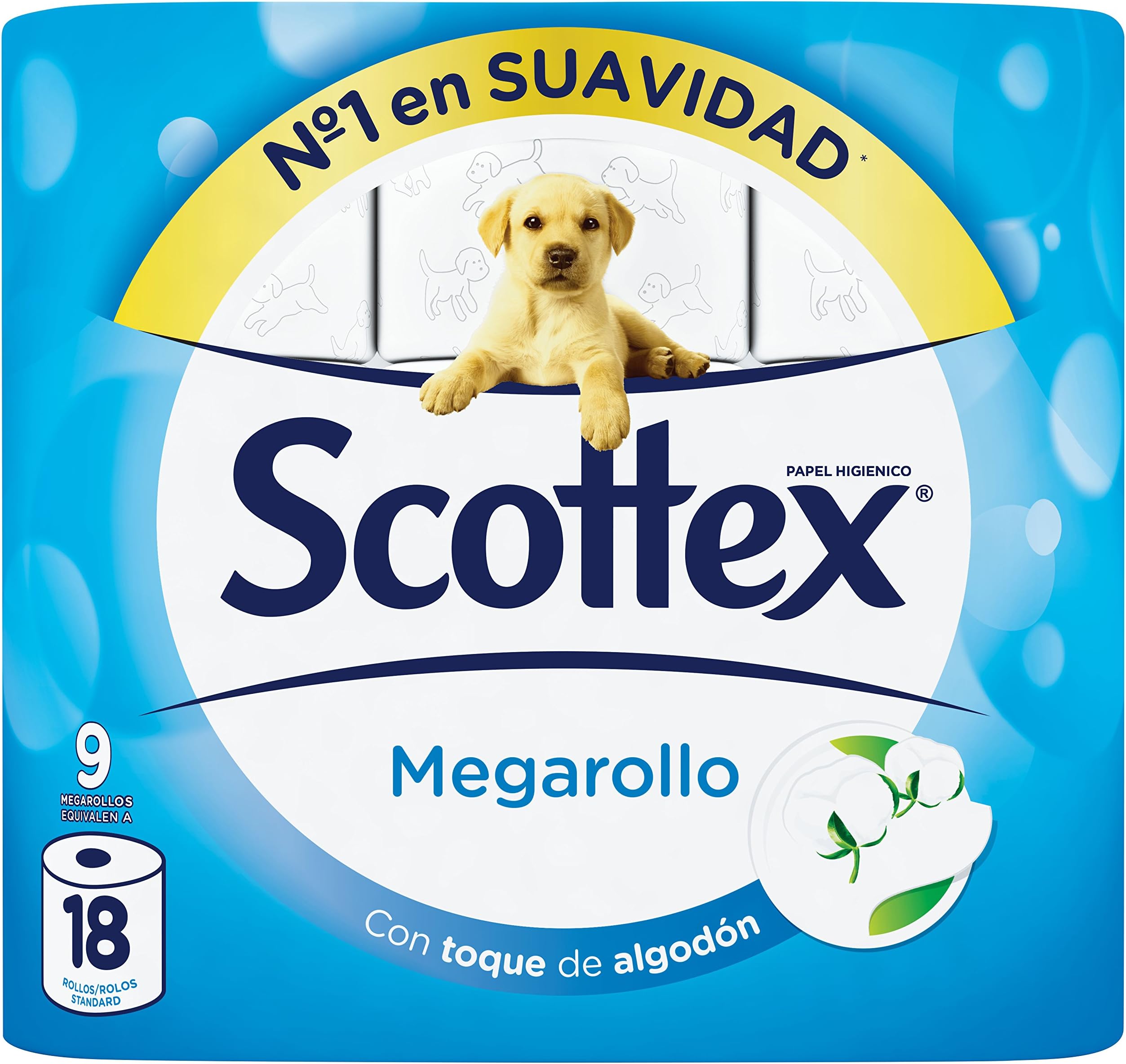 Scottex – megarollo – Toilet Paper – 9 Rolls