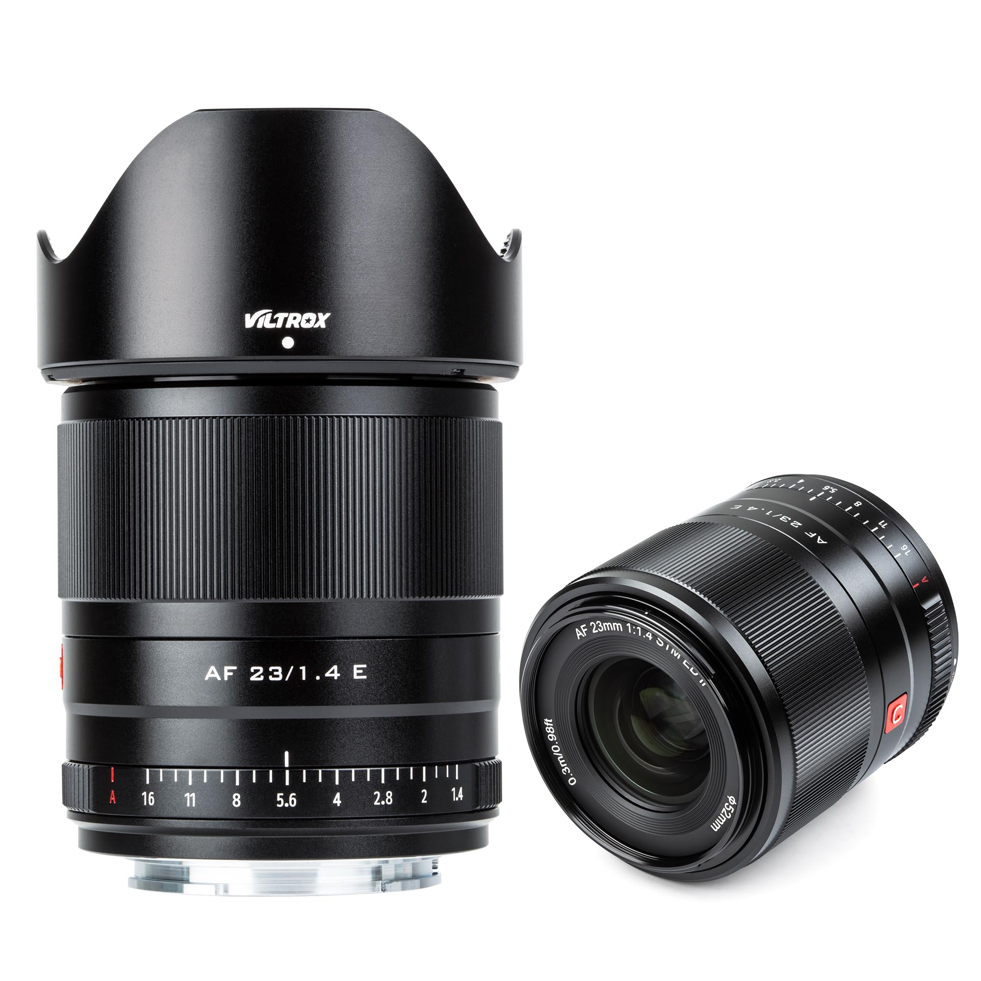 VILTROX 23mm F1.4 f/1.4 Sony E-Mount Auto Focus APS-C Prime Lens for Sony E-Mount Camera A6500 A6300 A6700 A7RⅣ A7RⅢ A7Ⅲ A7RⅡ A7Ⅱ A7S A93 A7CII ZVE1 ZV-E10