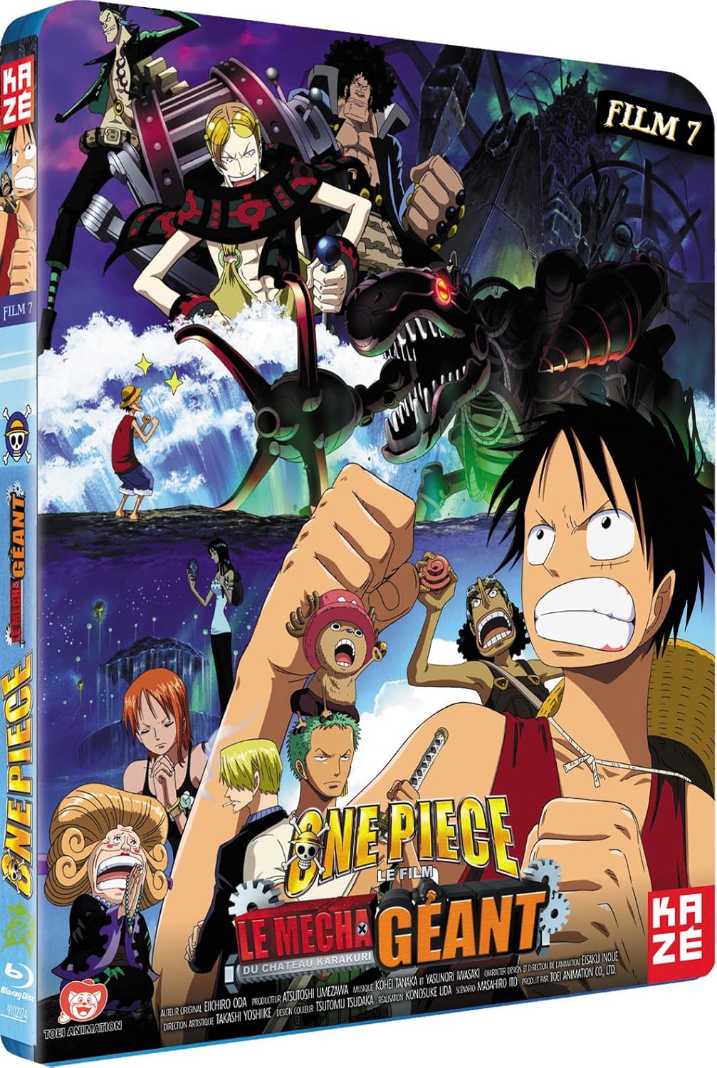 Amazon Com One Piece Film 7 Le Mecha Geant Du Chateau Karakuri Blu Ray Movies Tv