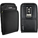 e-Holster Barcode Scanner Holster with Belt Clip and Belt Loop | Ballistic Nylon Carrying Case Pouch | Compatible with Zebra TC72/77/73/78, MC65/67/70/75/M60