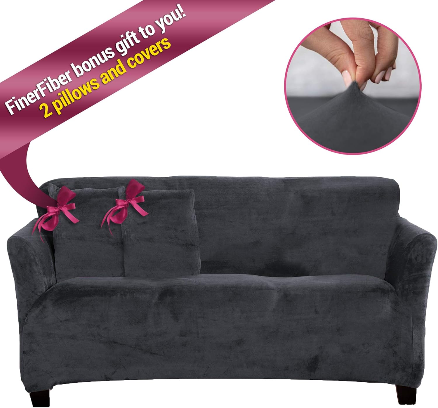 Best Pink Love Sofa Cover