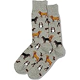 Hot Sox Women's Novelty Geometric Pattern Crew