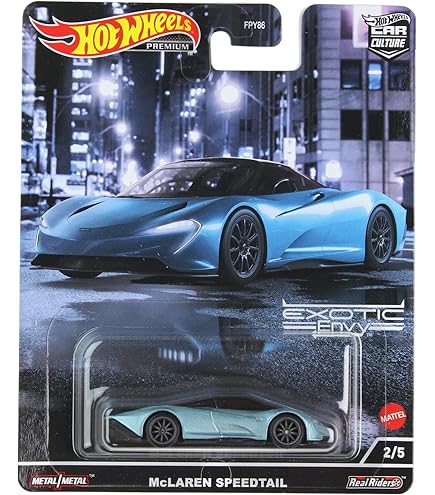 Amazon.com: McLaren Speedtail Blue Metallic with Black Top Exotic