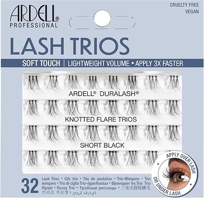 Ardell Soft Touch Trios Individual False Eyelashes Short Black