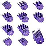 Anrom 10PCS Magnetic Clipper Guards Guide Comb Set