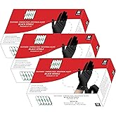 Perfect Stix Black Nitrile Exam Gloves - Size M - Pack of 100ct