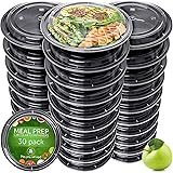 Meal Prep Containers - Reusable Plastic Containers with Lids - Disposable Food Containers Meal Prep Bowls - Plastic Food Stor