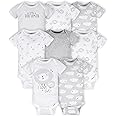 Gerber Baby 8-Pack Short Sleeve Onesie Bodysuits