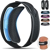 Fit Geno Knee Strap Patella Tendon Support: Patellar Stabilizing &amp; Pain Relief for Man and Women - Knee brace for Runner's &amp; Jumper's, Tendonitis, Running, Volleyball, Basketball (2-Pack)