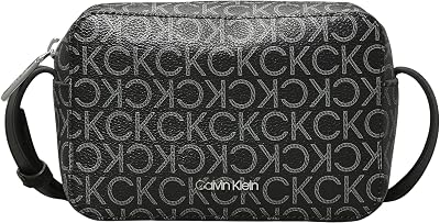 Donna Borsa a Tracolla Ck Must Camera Bag Mono Piccola, Nero (Black Mono), Taglia Unica