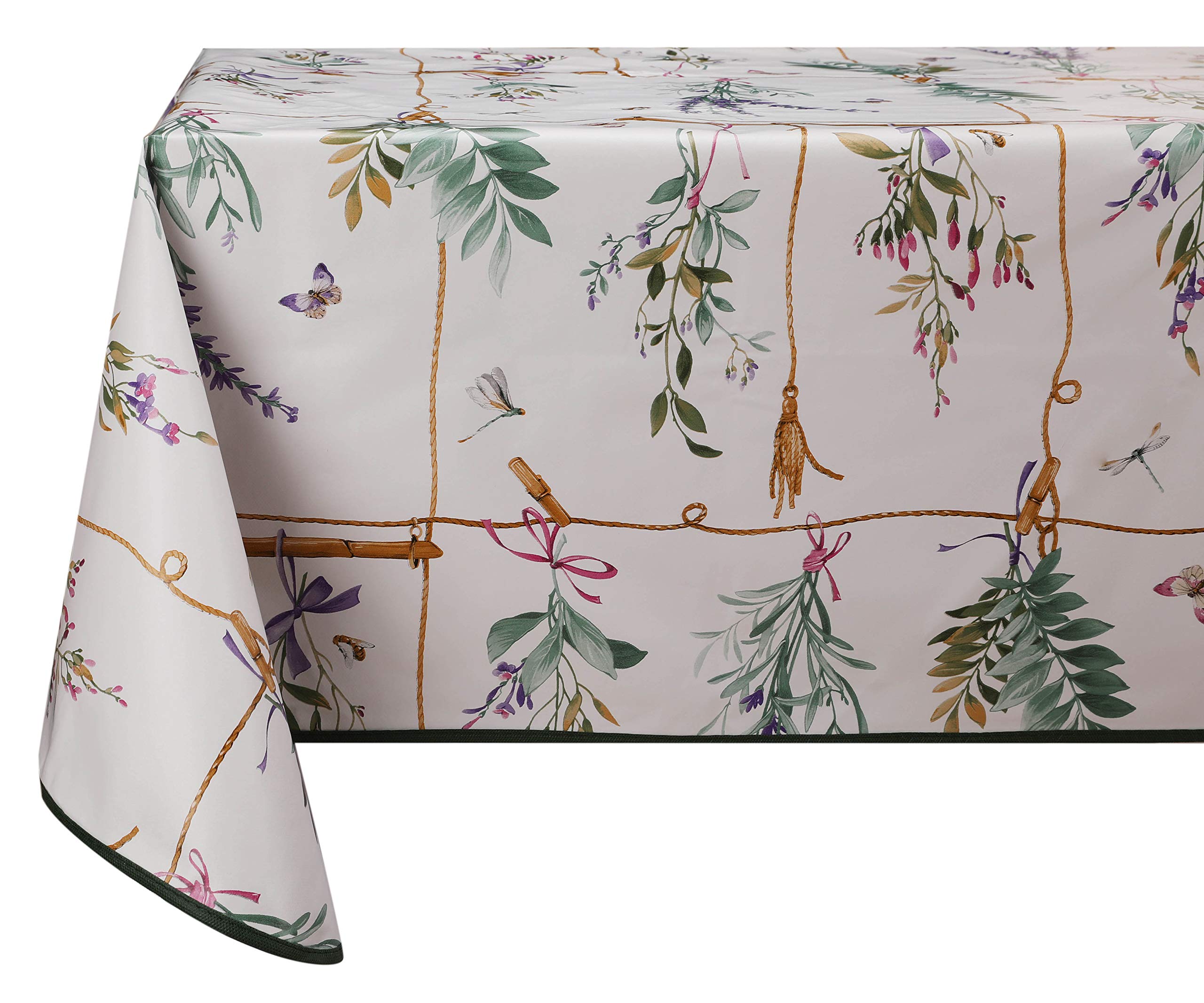 Vinylla Lavender Easy Wipe Clean Vinyl Tablecloth
