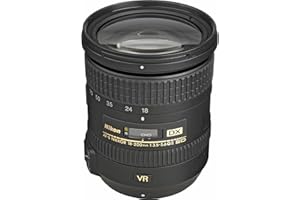 Nikon 18-200mm f/3.5-5.6G AF-S ED VR II Nikkor Telephoto Zoom Lens for Nikon DX-Format Digital SLR Cameras - 2192