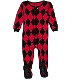 Leveret Kids Pajamas Baby Boys Girls Footed Pajamas Sleeper 100% Cotton (Size 6-12 Months-5 Toddler)