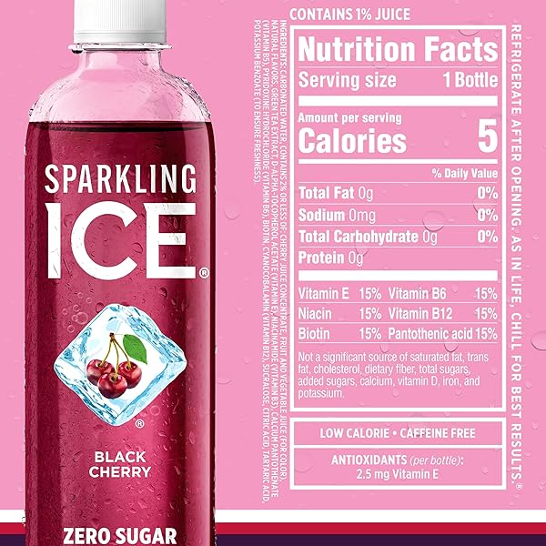 SPARKLING ICE PINK VARIETY PACK, FLAVORED SPARKLING WATER, ZERO SUGAR, AND VITAMINS AND ANTIOXIDANTS, 17 FL OZ, 12 COUNT (BLACK CHERRY, PEACH NECTARINE, COCONUT PINEAPPLE, FRUIT PUNCH)