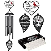 Memorial Gifts for Loss of Son, 30" Sympathy Wind Chimes, in Memory of Son, Bereavement Remembrance Gifts, Loss of Son Sympathy Gift