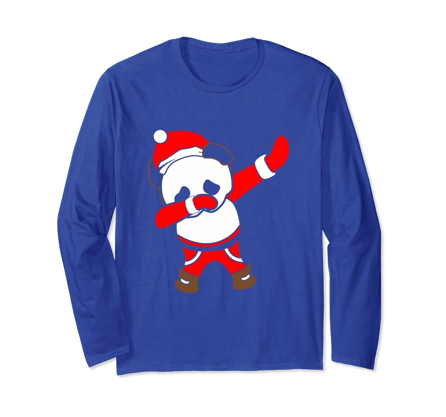 Dabbing Santa Christmas Shirt Funny Costume Panda Gift-anz