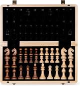 A&A 15 Inch Wooden Chess Set Folding Board 3 Inch King Staunton Pieces