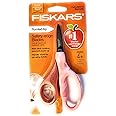 Fiskars 5" Pointed-Tip Scissors for Kids 4-7 - Scissors for School or Crafting - Back to School Supplies - Pink