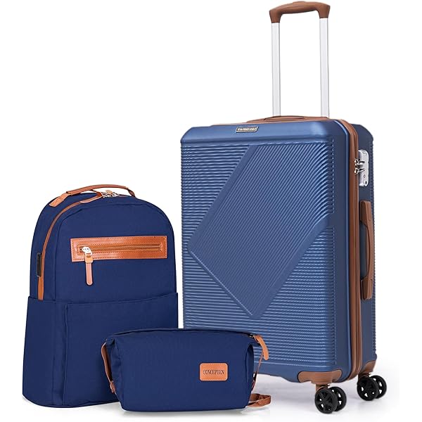 Amazon.com | Leluxe Travel 4 Piece Luggage Set with Spinner Wheels