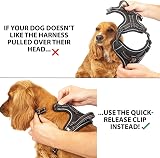 Elite Paws Premium Metal Buckle Dog Harness Black Medium UK view 3
