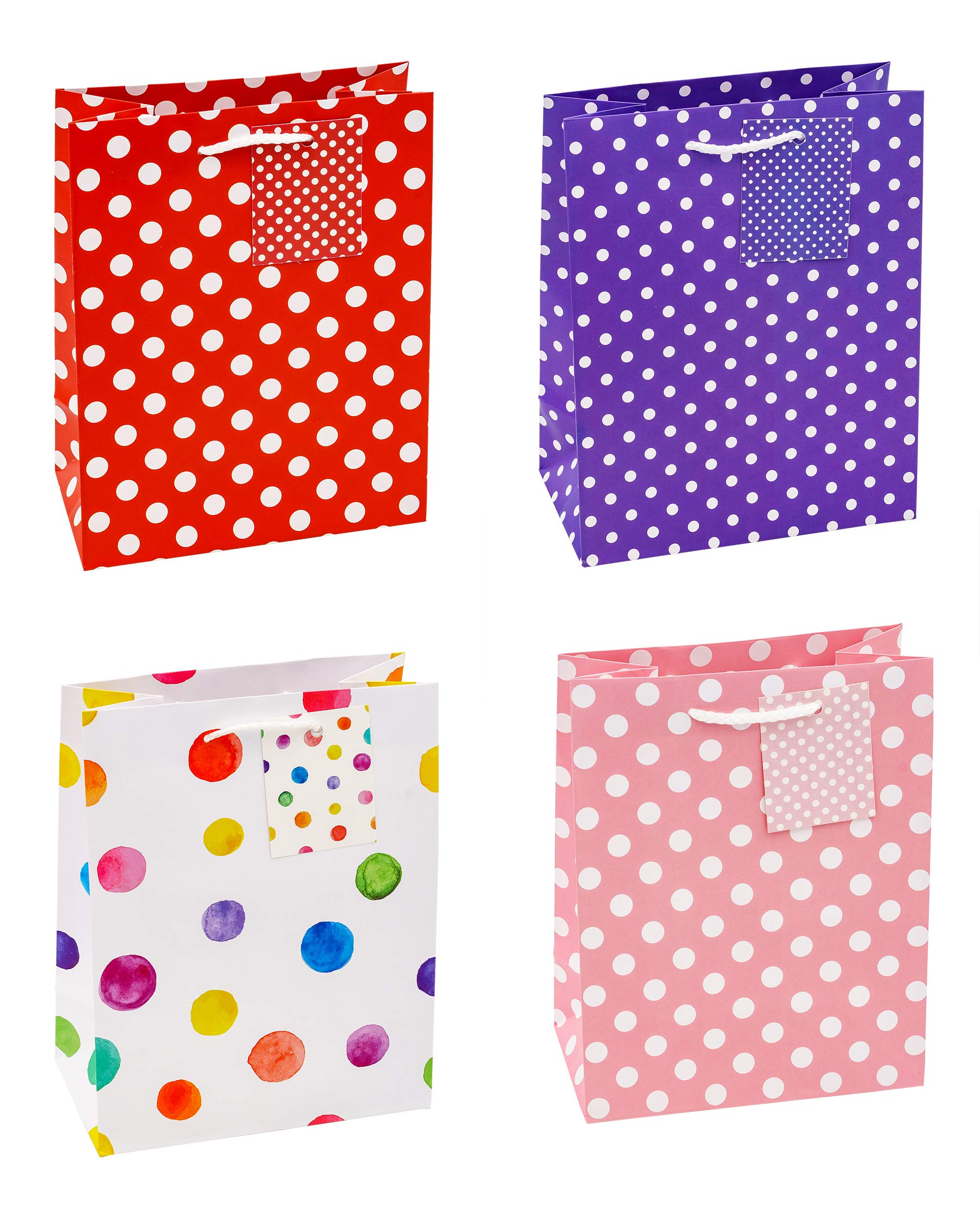 TSI 86019 Gift Bag Polka Dots Medium 23 x 18 x 10 cm Pack of 12