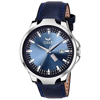 VL-1122 Attractive Blue Day and Date Analogue Watch for Men and Boys